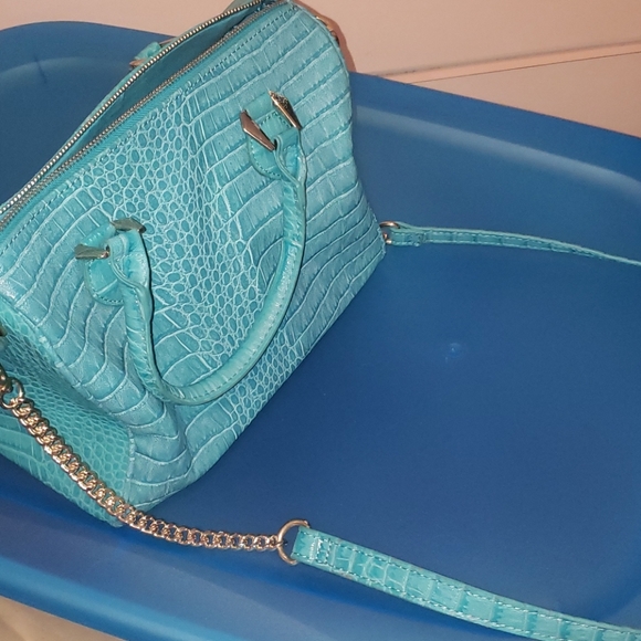 Turquoise Satchel - Picture 4 of 8